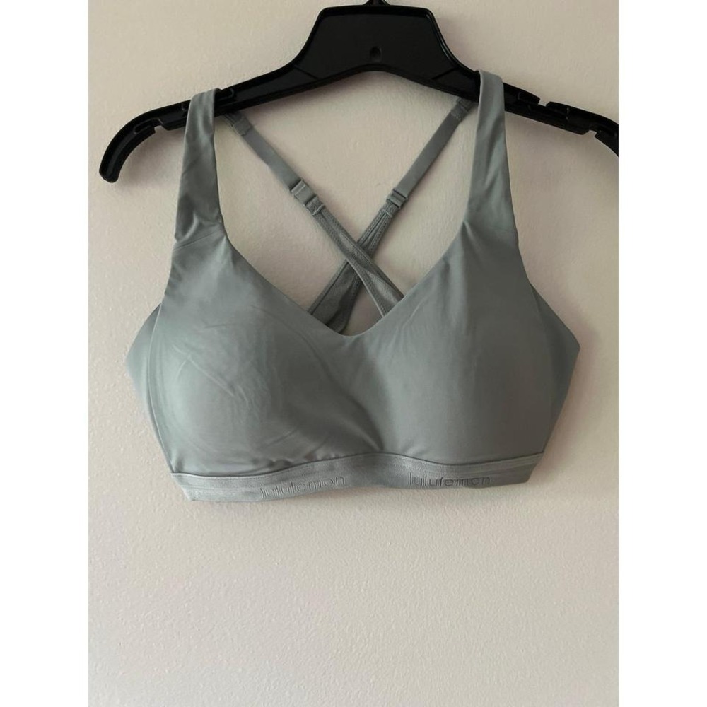 Lululemon Up For It Bra 34C Pine Gray